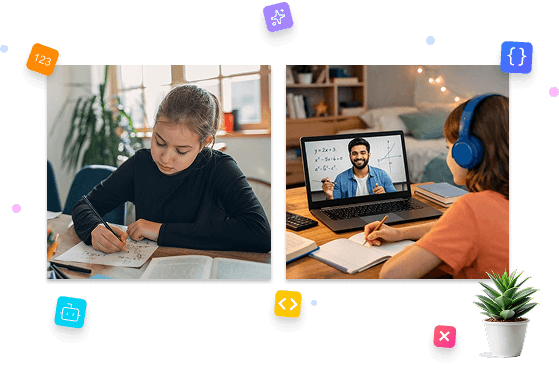 Children improving in writing and mathematics through coding