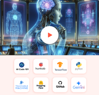 AI and ML course for kids with Coding Instructor