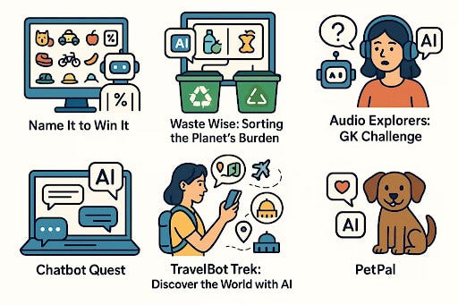 AI Code 101 projects for kids