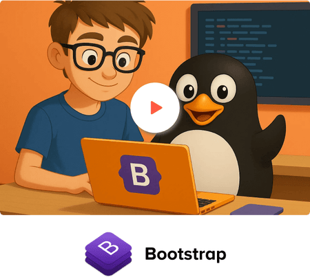 Bootstrap course for kids with Coding Instructor