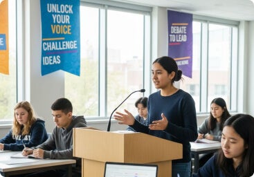 Public speaking for junior and senior grades 11-12