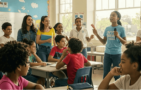 Public speaking course for Grade 3-5 kids