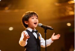 Shine on stage practice