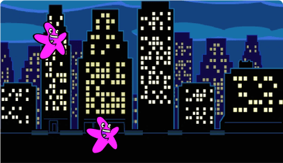 Catch the falling stars into the basket to get points.