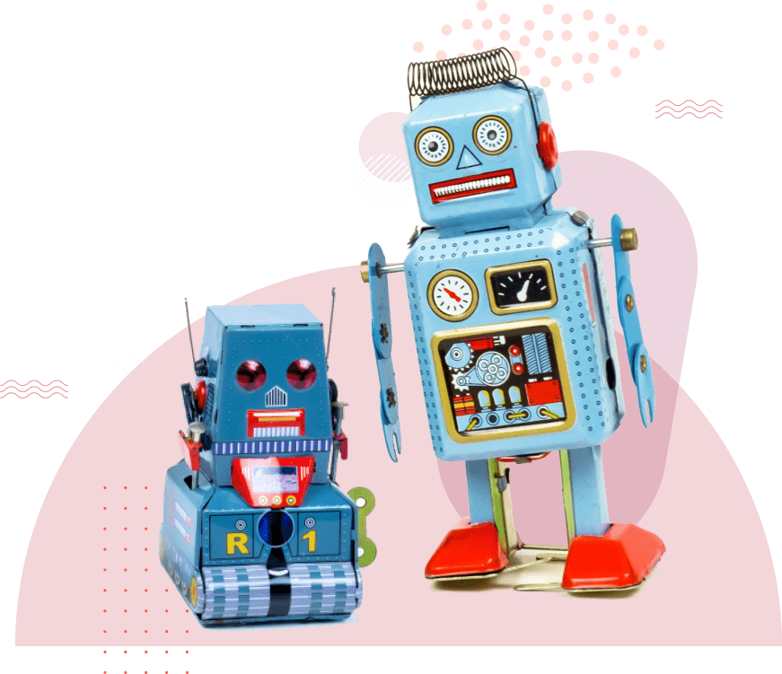 Robots course page hero fold image