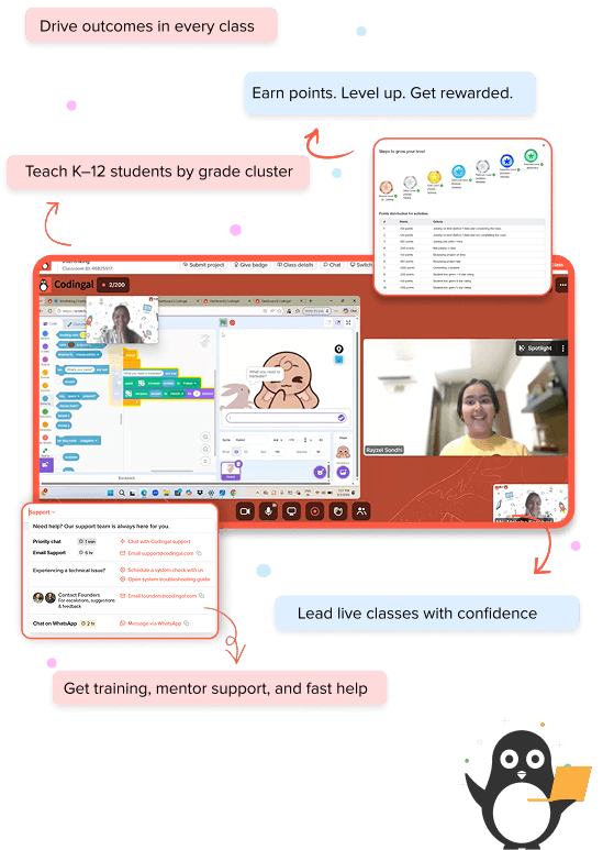 Codingal classroom platform